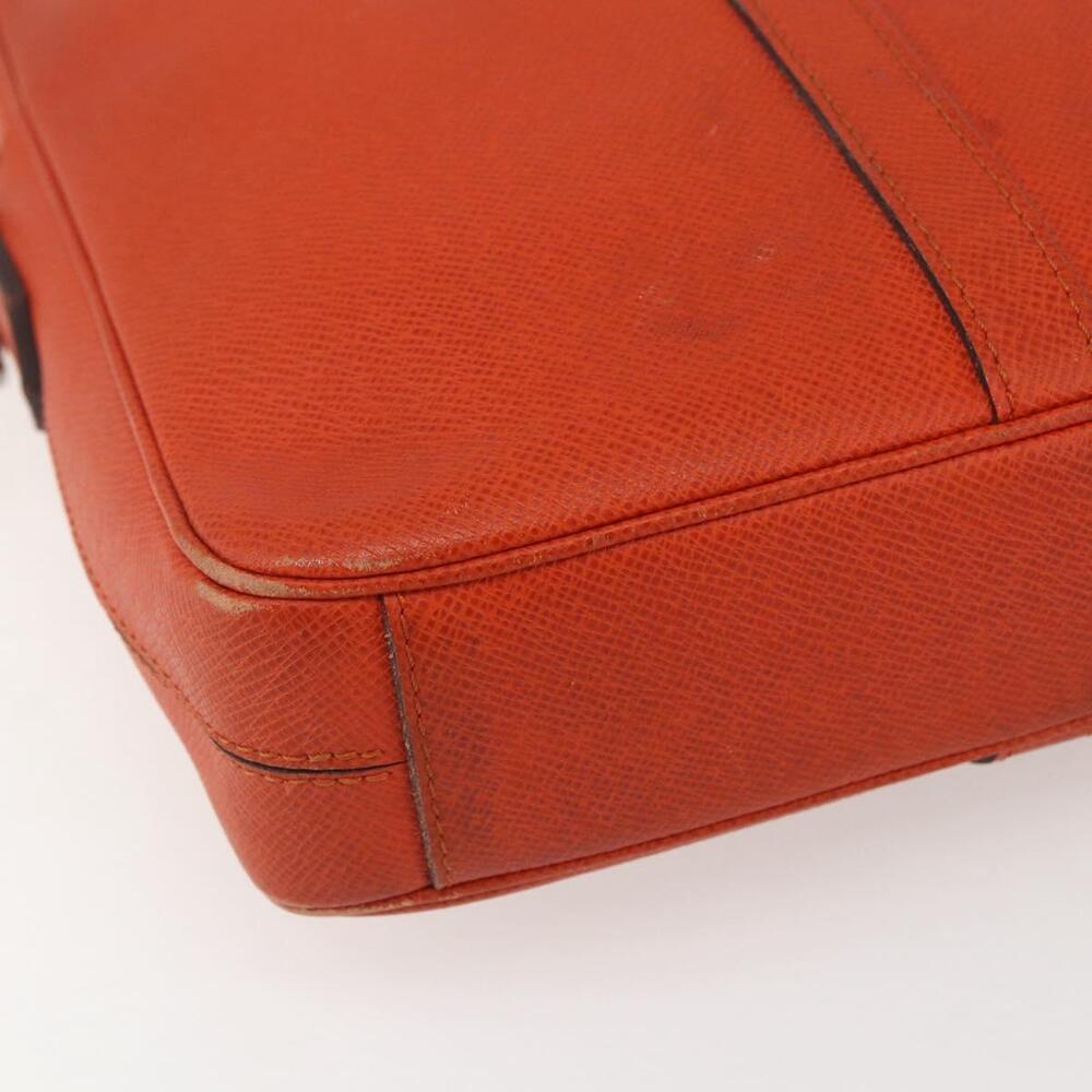 LOUIS VUITTON Taiga Porte Documents Voyage Bag Orange M30637 LV Auth 156354 - Picture 16 of 16